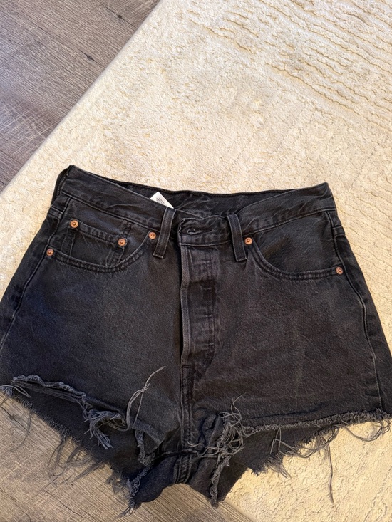 Levi's Pants - Women’s Levi 501 Black Jean shorts